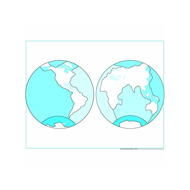 Oceans Control Map: Unlabeled Oceans Control Map: Unlabeled