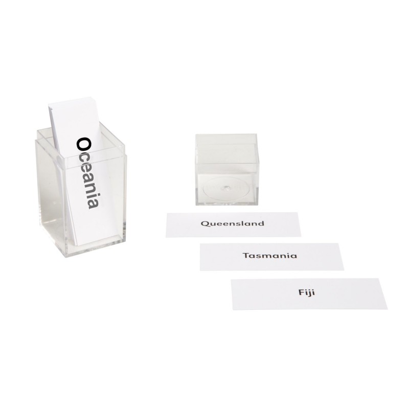 Oceania: Labels - English Oceania: Labels - English