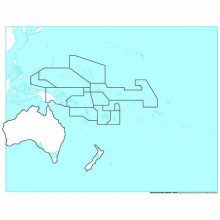 Oceania Control Map: Unlabeled