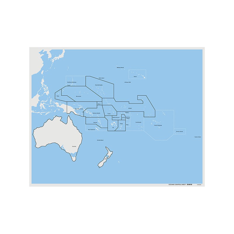 Oceania Control Map: Labeled - English Oceania Control Map: Labeled - English