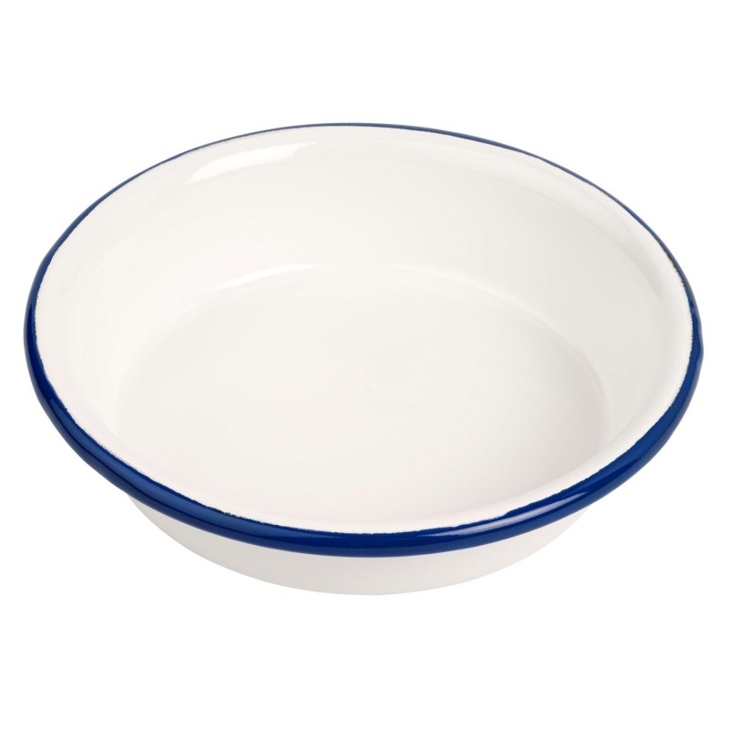 Emaille Teller: tief Emaille Teller: tief