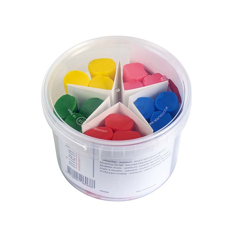 Modellierknete - premium: sortierte Montessori Farben Modellierknete - premium: sortierte Montessori Farben