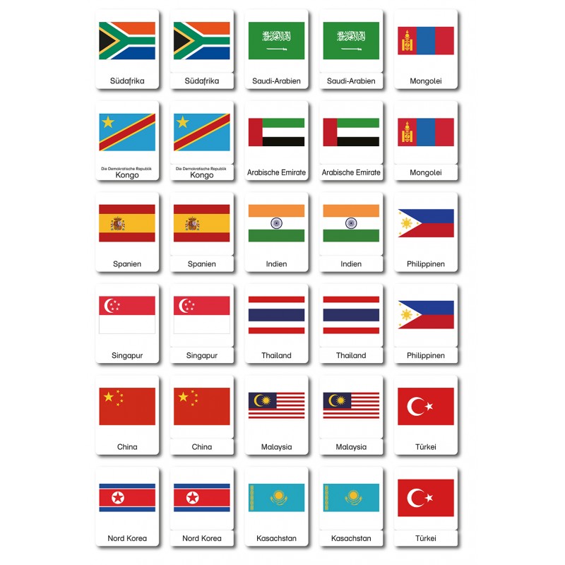 Flaggen der Welt - Klassifikationskarten - Deutsch Flaggen der Welt - Klassifikationskarten - Deutsch