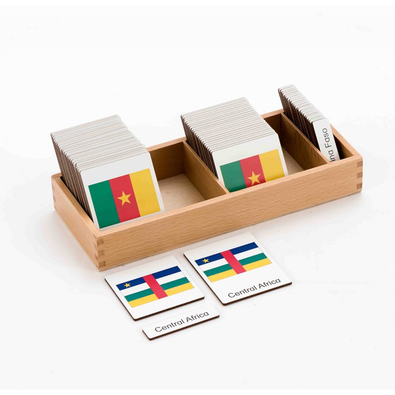 Vlajky Afriky - Klasifikačné mapy - Nemčina