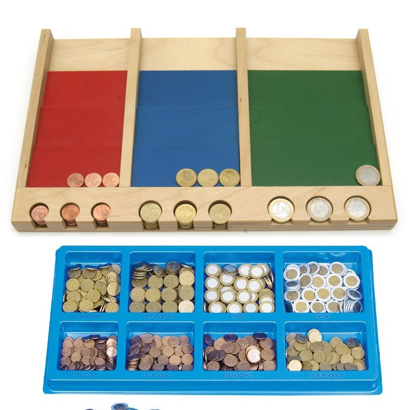 Euro counting board combination
