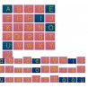 Sandpaper letters SET lowercase and uppercase PRINT LETTERS