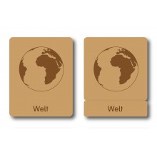 Flaggen der Welt - Klassifikationskarten - Deutsch