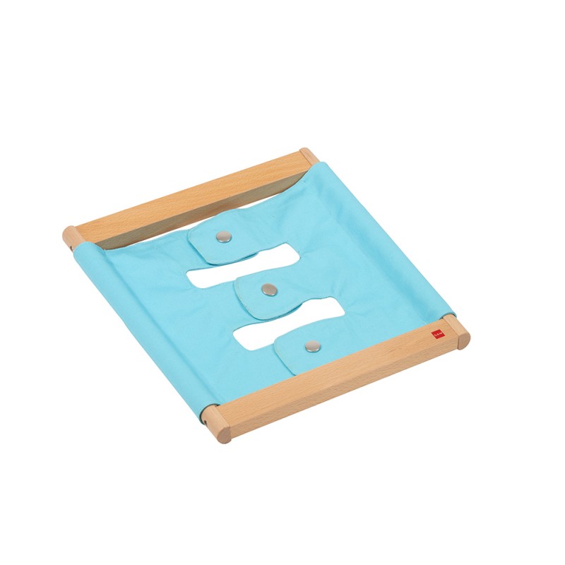 Rahmen mit großen Druckknöpfen  KLEINKINDVERSION Rahmen mit großen Druckknöpfen  KLEINKINDVERSION