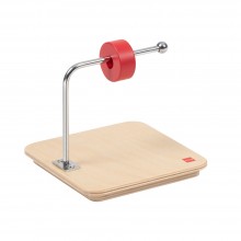 Disc on horizontally bent pin