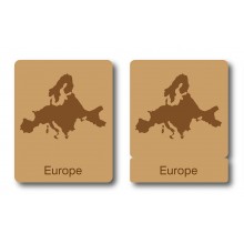 Flaggen Europa - Klassifikationskarten - Englisch