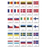 Flags Europe - Classification Maps - German
