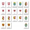Österreich - Landeswappen - Klassifikationskarten - Deutsch Österreich - Landeswappen - Klassifikationskarten - Deutsch
