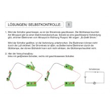 Aktivitätskarten Elektrizität 1 (Strom) - A5 - Nemčina