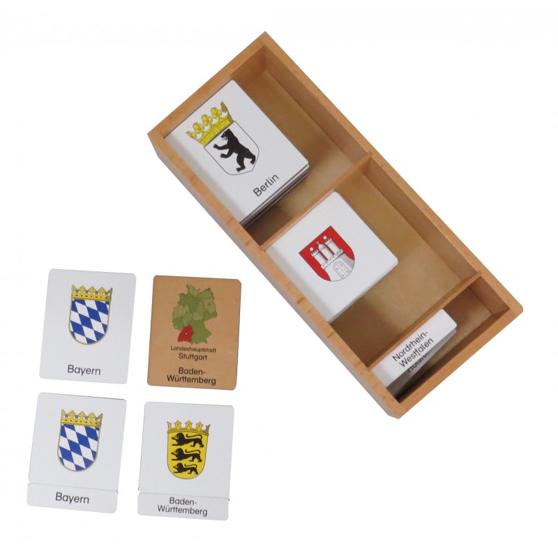 Deutschland - Landeswappen - Klassifikationskarten - Deutsch Deutschland - Landeswappen - Klassifikationskarten - Deutsch