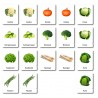 Vegetables - Classification Cards - German