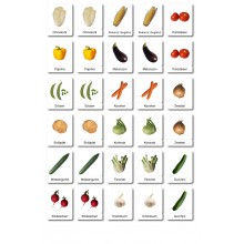 Vegetables - Classification Cards - German