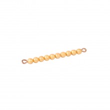 tenner stick, gold - loose beads