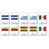 flags - 3 parts classification cards - German flags - 3 parts classification cards - German