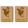 Klasifikačné karty - Zvieratá z Severnej Ameriky - Nemčina