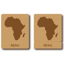 Classification cards - Animals from Africa - German