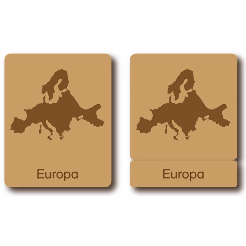 Classification cards - Animals from Europe - German