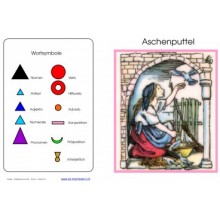 Wortartenmärchen: Aschenputtel, Adj. blau