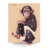 Holz-Puzzle realistisch Schimpanse Holz-Puzzle realistisch Schimpanse