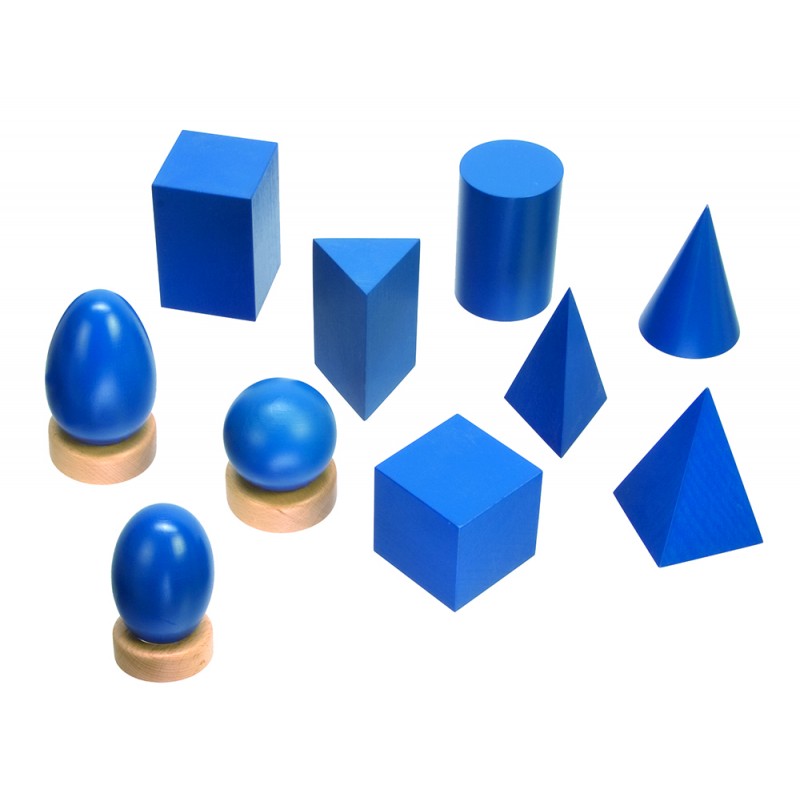 Geometric Solids-blue Geometric Solids-blue