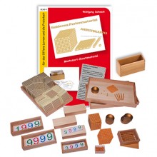 Goldenes Perlenmaterial - feste Perlen - Kombination