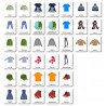 Clothing 2 - Classification Cards - German