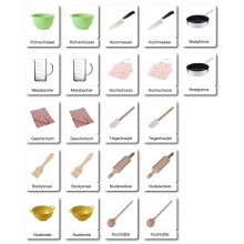 kochen und backen - Klassifikationskarten - Deutsch