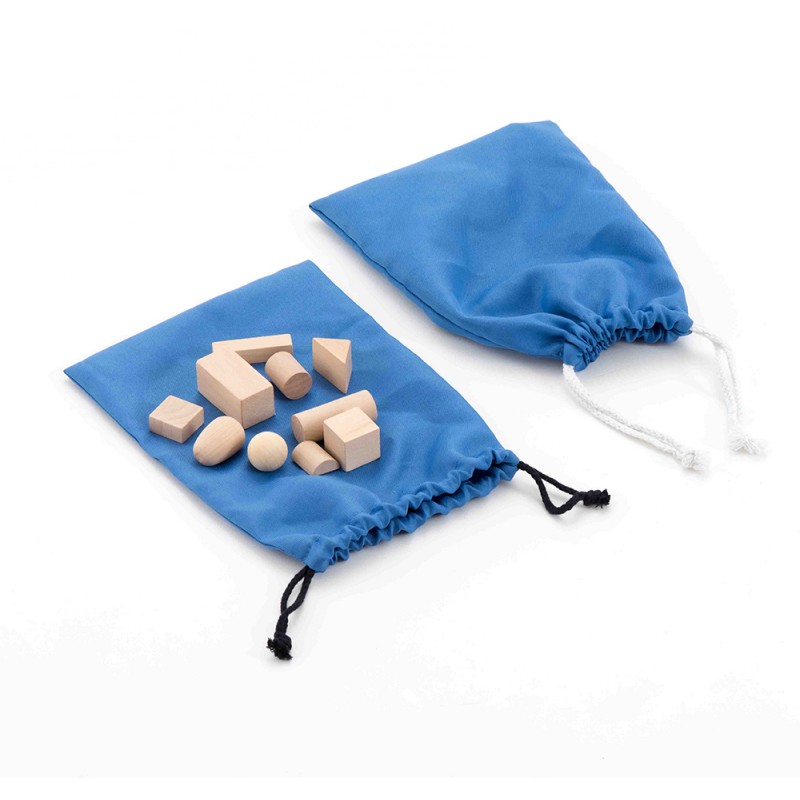 Geheimnisvoller Beutel mit geometrischen Formen Geheimnisvoller Beutel mit geometrischen Formen