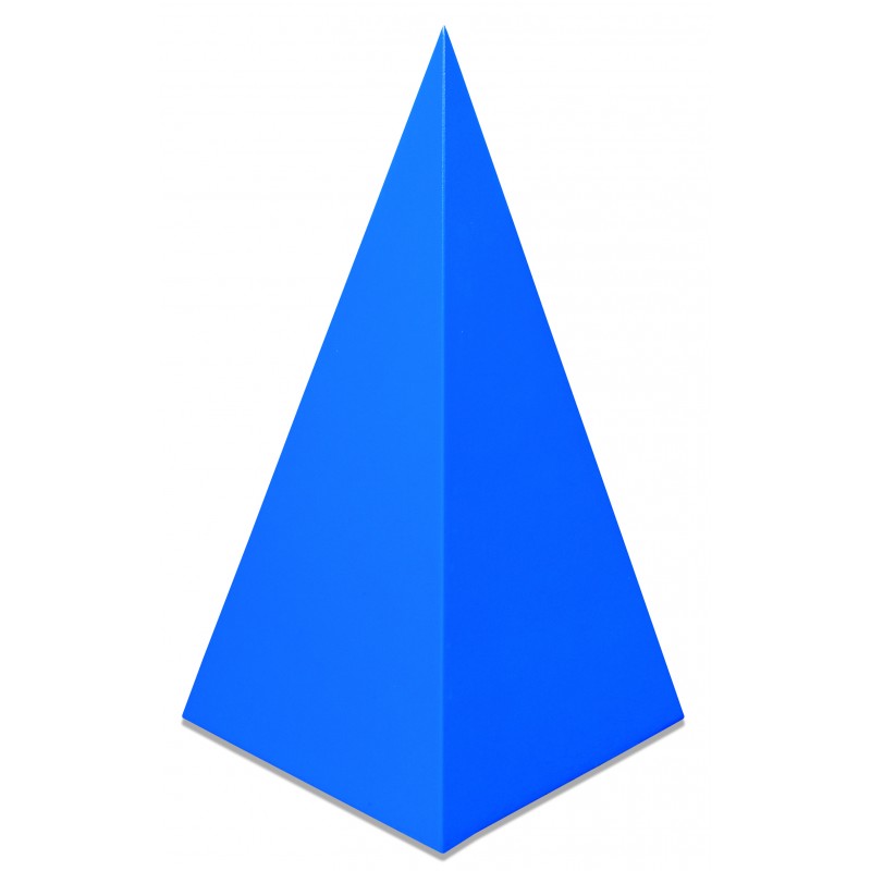 Large geometric bodies - pyramid with a square base