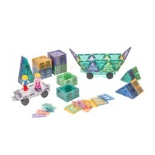 Magnetic Building Blocks 110 pieces glitter