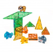 Magnetic building blocks Safari 38 pieces