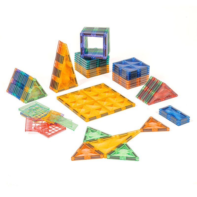 Pastel Magnetic Building Blocks 70 Pieces