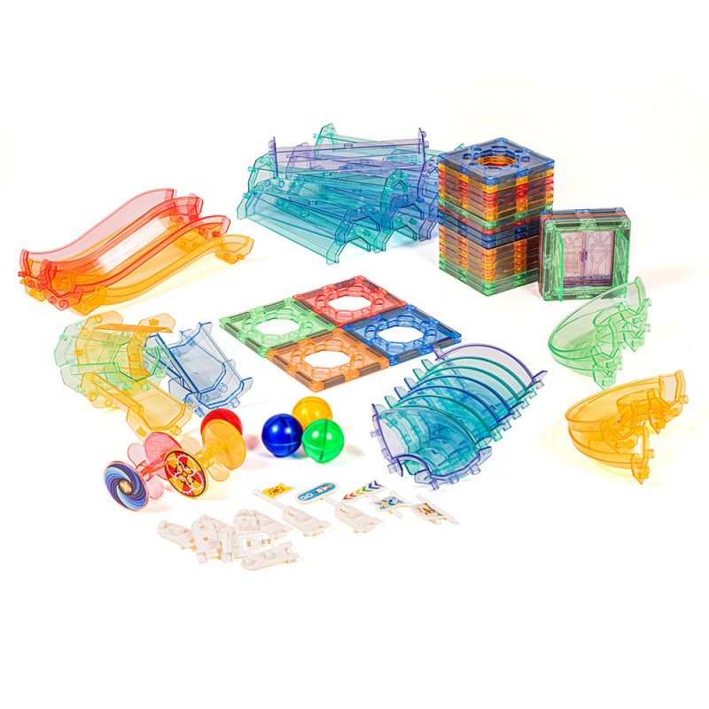 Magnetic marble run 91 pieces