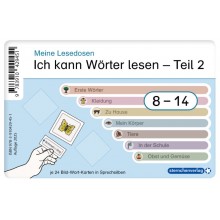 Ich kann Wörter lesen Teil 2 - Meine Lesedosen 8-14 im Set