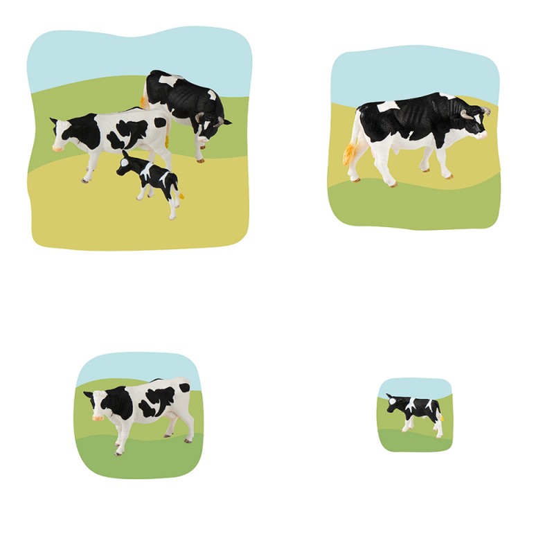 Rind Familie Wachstumspuzzle Rind Familie Wachstumspuzzle