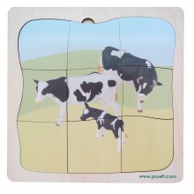 Rind Familie Wachstumspuzzle