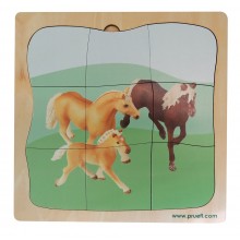Horse Family Growth Puzzle