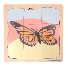 Schmetterling Wachstumspuzzle