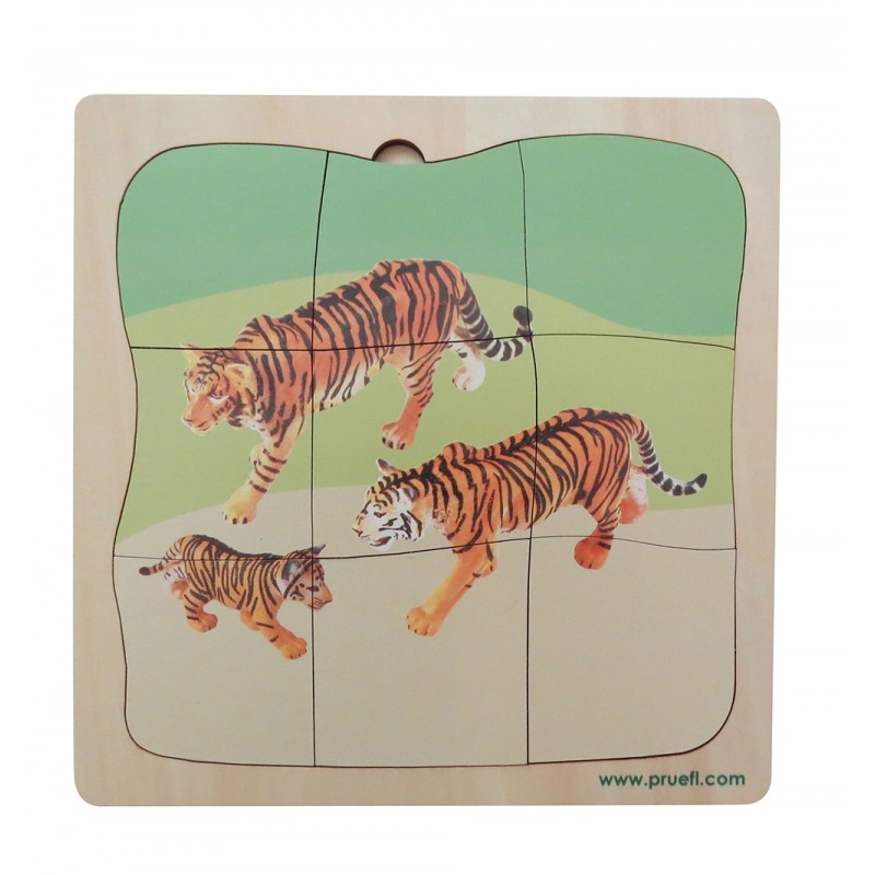 Tiger Familie Wachstumspuzzle Tiger Familie Wachstumspuzzle