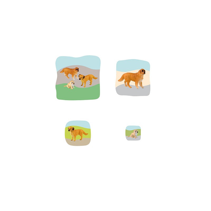 Dog Family Growth Puzzle