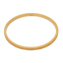 Hula-Hoop-Reifen: transparent lackiert (30 cm)