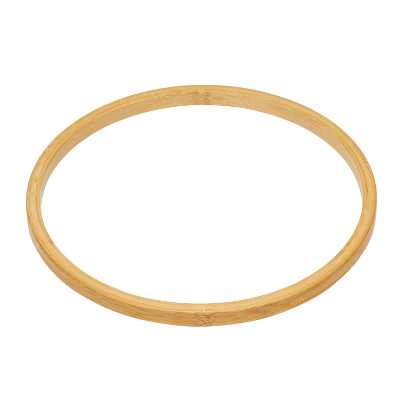 Hula hoop ring: transparent lacquered (30 cm)