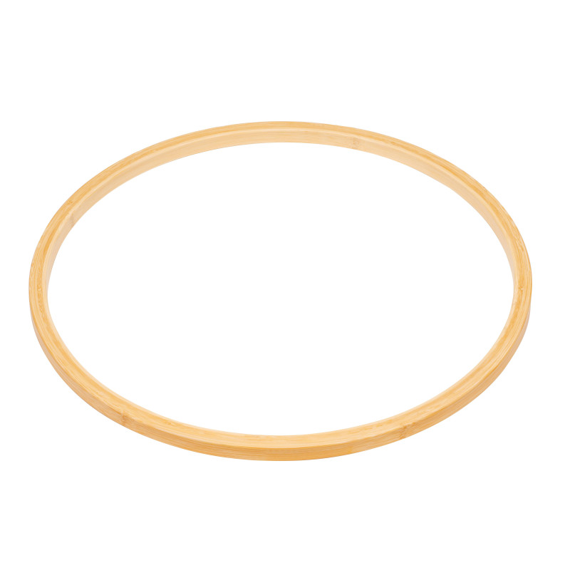 Hula hoop ring: transparent lacquered (45 cm)