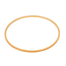 Hula-Hoop-Reifen: transparent lackiert (60 cm)