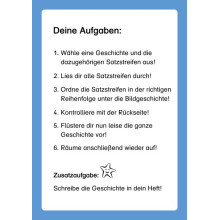 Sätze ordnen Teil 1