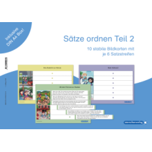 Sätze ordnen Teil 2